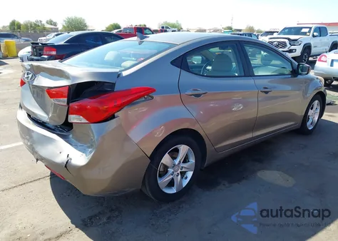2013 Hyundai Elantra Gls from USA, damaged, VIN 5NPDH4AE5DH347196